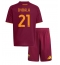 AS Roma Paulo Dybala #21 Hjemmebanetrøje Børn 2025-26 Kort ærmer (+ bukser)