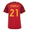 AS Roma Paulo Dybala #21 Hjemmebanetrøje Dame 2026-27 Kort ærmer