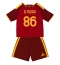 AS Roma Rodrigo Mora #86 Hjemmebanetrøje Børn 2026-27 Kort ærmer (+ bukser)