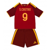 AS Roma Santiago Castro #9 Hjemmebanetrøje Børn 2026-27 Kort ærmer (+ bukser)