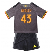 AS Roma Wesley Franca #43 Tredje trøje Børn 2026-27 Kort ærmer (+ bukser)