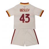 AS Roma Wesley Franca #43 Udebanetrøje Børn 2026-27 Kort ærmer (+ bukser)