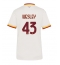 AS Roma Wesley Franca #43 Udebanetrøje Dame 2026-27 Kort ærmer