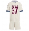 Ajax Josip Sutalo #37 Tredje trøje Børn 2025-26 Kort ærmer (+ bukser)