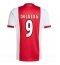 Ajax Kasper Dolberg #9 Hjemmebanetrøje 2025-26 Kort ærmer