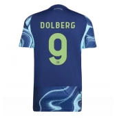 Ajax Kasper Dolberg #9 Udebanetrøje 2025-26 Kort ærmer