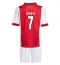 Ajax Raul Moro #7 Hjemmebanetrøje Børn 2025-26 Kort ærmer (+ bukser)