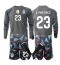 Argentina Emiliano Martinez #23 Målmand Hjemmebanetrøje Børn VM 2026 Lange ærmer (+ bukser)