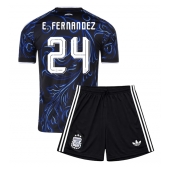 Argentina Enzo Fernandez #24 Udebanetrøje Børn VM 2026 Kort ærmer (+ bukser)