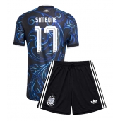 Argentina Giuliano Simeone #17 Udebanetrøje Børn VM 2026 Kort ærmer (+ bukser)
