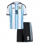 Argentina Julian Alvarez #9 Hjemmebanetrøje Børn VM 2026 Kort ærmer (+ bukser)