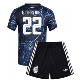 Argentina Lautaro Martinez #22 Udebanetrøje Børn VM 2026 Kort ærmer (+ bukser)