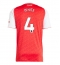 Arsenal Ben White #4 Hjemmebanetrøje 2025-26 Kort ærmer