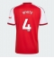 Arsenal Ben White #4 Hjemmebanetrøje 2026-27 Kort ærmer