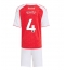 Arsenal Ben White #4 Hjemmebanetrøje Børn 2025-26 Kort ærmer (+ bukser)