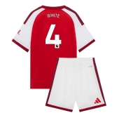 Arsenal Ben White #4 Hjemmebanetrøje Børn 2026-27 Kort ærmer (+ bukser)