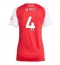Arsenal Ben White #4 Hjemmebanetrøje Dame 2025-26 Kort ærmer