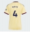 Arsenal Ben White #4 Tredje trøje Dame 2026-27 Kort ærmer