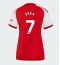Arsenal Bukayo Saka #7 Hjemmebanetrøje Dame 2026-27 Kort ærmer