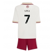 Arsenal Bukayo Saka #7 Tredje trøje Børn 2025-26 Kort ærmer (+ bukser)
