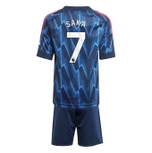 Arsenal Bukayo Saka #7 Udebanetrøje Børn 2025-26 Kort ærmer (+ bukser)