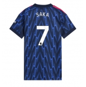 Arsenal Bukayo Saka #7 Udebanetrøje Dame 2025-26 Kort ærmer