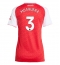 Arsenal Cristhian Mosquera #3 Hjemmebanetrøje Dame 2025-26 Kort ærmer