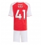 Arsenal Declan Rice #41 Hjemmebanetrøje Børn 2025-26 Kort ærmer (+ bukser)