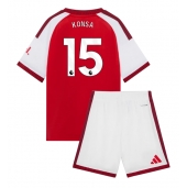 Arsenal Ezri Konsa #15 Hjemmebanetrøje Børn 2026-27 Kort ærmer (+ bukser)