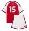 Arsenal Ezri Konsa #15 Hjemmebanetrøje Børn 2026-27 Kort ærmer (+ bukser)