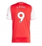 Arsenal Gabriel Jesus #9 Hjemmebanetrøje 2025-26 Kort ærmer