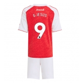 Arsenal Gabriel Jesus #9 Hjemmebanetrøje Børn 2025-26 Kort ærmer (+ bukser)