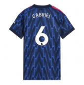 Arsenal Gabriel Magalhaes #6 Udebanetrøje Dame 2025-26 Kort ærmer