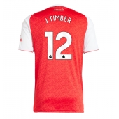 Arsenal Jurrien Timber #12 Hjemmebanetrøje 2025-26 Kort ærmer