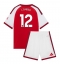 Arsenal Jurrien Timber #12 Hjemmebanetrøje Børn 2026-27 Kort ærmer (+ bukser)