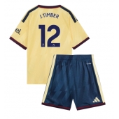 Arsenal Jurrien Timber #12 Tredje trøje Børn 2026-27 Kort ærmer (+ bukser)