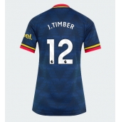 Arsenal Jurrien Timber #12 Udebanetrøje Dame 2026-27 Kort ærmer