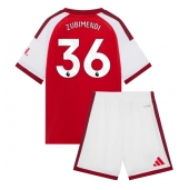 Arsenal Martin Zubimendi #36 Hjemmebanetrøje Børn 2026-27 Kort ærmer (+ bukser)