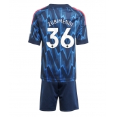 Arsenal Martin Zubimendi #36 Udebanetrøje Børn 2025-26 Kort ærmer (+ bukser)