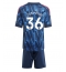 Arsenal Martin Zubimendi #36 Udebanetrøje Børn 2025-26 Kort ærmer (+ bukser)