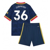 Arsenal Martin Zubimendi #36 Udebanetrøje Børn 2026-27 Kort ærmer (+ bukser)