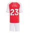 Arsenal Mikel Merino #23 Hjemmebanetrøje Børn 2025-26 Kort ærmer (+ bukser)