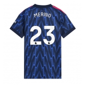 Arsenal Mikel Merino #23 Udebanetrøje Dame 2025-26 Kort ærmer
