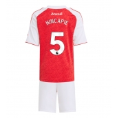 Arsenal Piero Hincapie #5 Hjemmebanetrøje Børn 2025-26 Kort ærmer (+ bukser)