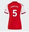 Arsenal Piero Hincapie #5 Hjemmebanetrøje Dame 2026-27 Kort ærmer