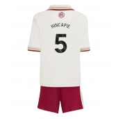 Arsenal Piero Hincapie #5 Tredje trøje Børn 2025-26 Kort ærmer (+ bukser)