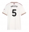 Arsenal Piero Hincapie #5 Tredje trøje Dame 2025-26 Kort ærmer