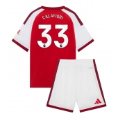 Arsenal Riccardo Calafiori #33 Hjemmebanetrøje Børn 2026-27 Kort ærmer (+ bukser)