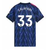 Arsenal Riccardo Calafiori #33 Udebanetrøje Dame 2025-26 Kort ærmer