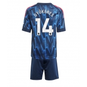 Arsenal Viktor Gyokeres #14 Udebanetrøje Børn 2025-26 Kort ærmer (+ bukser)